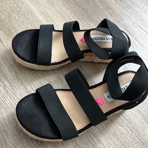 Steve Madden Girls JBandi Wedge Espadrille Sandal